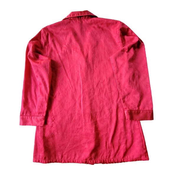 Victoria's Secret Red XS Womens PJ Set Button Up Top Brushed Cotton VTG Festive - Picture 4 of 16